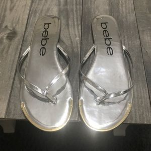 Bebe flip flops